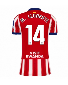 Atletico Madrid Marcos Llorente #14 Maglia Gara Casa Repliche 2026-27 Donna Maniche Corte Atletico Madrid Marcos Llorente #14 Maglia Gara Casa Repliche 2026-27 Donna Maniche Corte